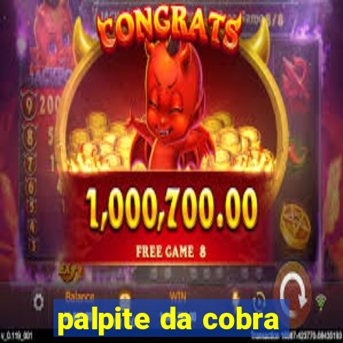 palpite da cobra